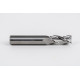 14mm Dia. Carbide End Mill, 3 Flute, Uncoated, 14mm Smooth Shank x 30mm LOC, 0.5mm Radius, HSAM2