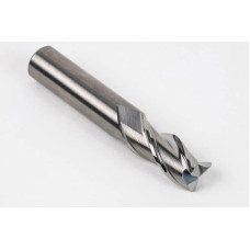 Твердосплавна кінцева фреза діаметром 16 мм, 3-зуба, без покриття, гладкий хвостовик 16 мм x 32 мм LOC, радіус 1 мм, HSAM2