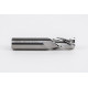 18mm Dia. Carbide End Mill, 3 Flute, Uncoated, 18mm Smooth Shank x 32mm LOC, 0.5mm Radius, HSAM2