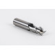 18mm Dia. Carbide End Mill, 3 Flute, Uncoated, 18mm Smooth Shank x 32mm LOC, 0.5mm Radius, HSAM2