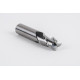 18mm Dia. Carbide End Mill, 3 Flute, Uncoated, 18mm Smooth Shank x 32mm LOC, 1mm Radius, HSAM2