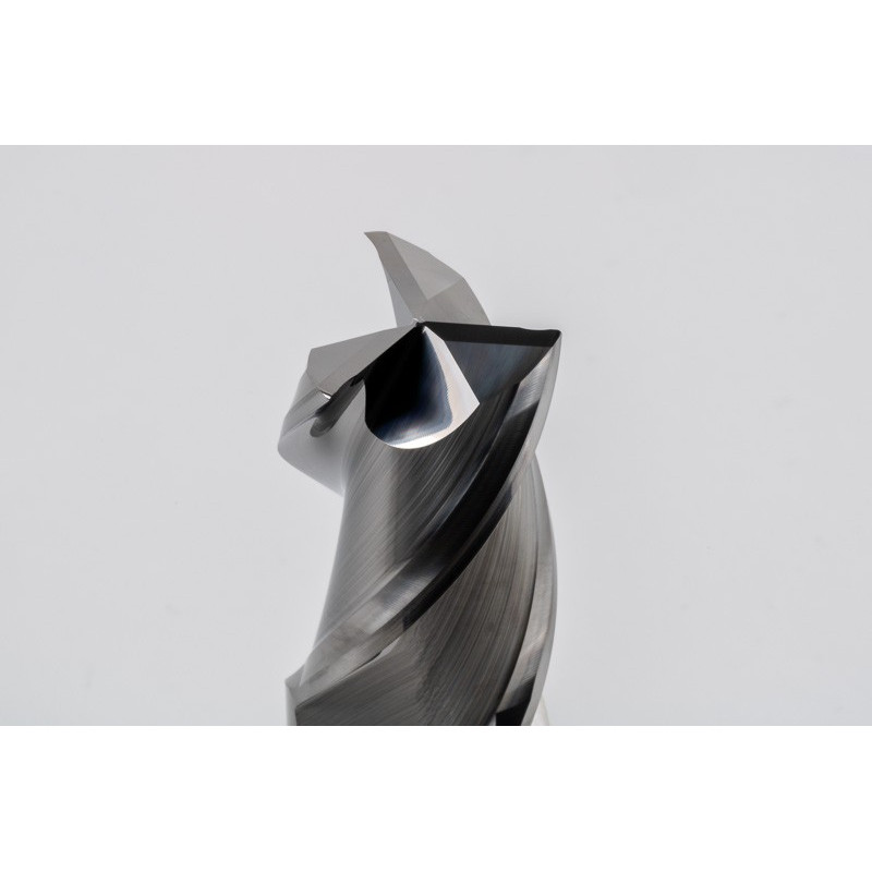 25mm Dia. Carbide End Mill, 3 Flute, Uncoated, 25mm Smooth Shank x 40mm LOC, 0.5mm Radius, HSAM2