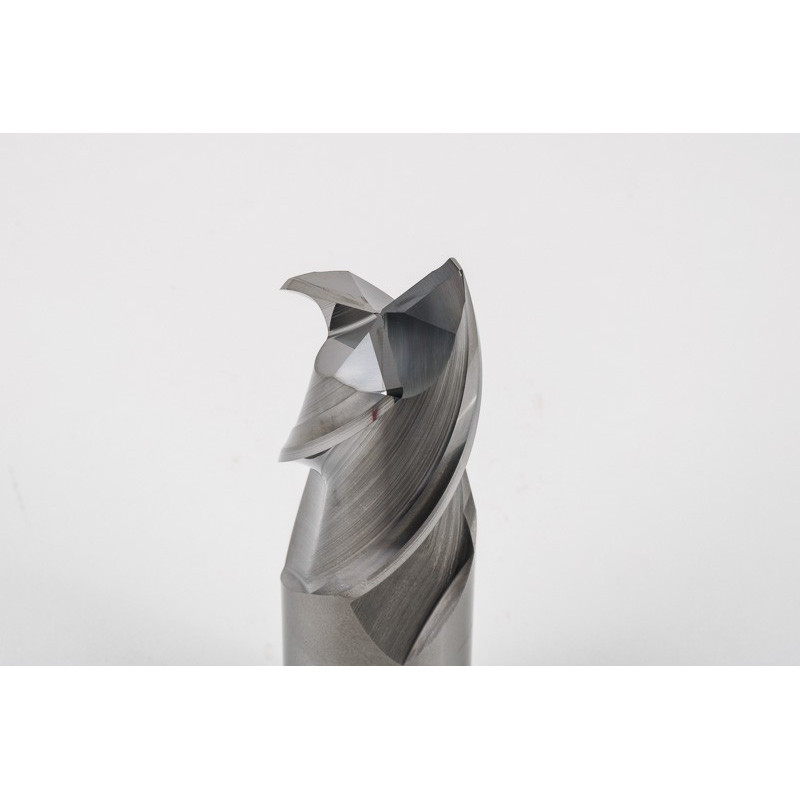 25mm Dia. Carbide End Mill, 3 Flute, Uncoated, 25mm Smooth Shank x 40mm LOC, 1mm Radius, HSAM2