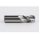 25mm Dia. Carbide End Mill, 3 Flute, Uncoated, 25mm Smooth Shank x 40mm LOC, 3mm Radius, HSAM2