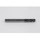 6mm Dia. Carbide End Mill, 4 Flute, Hyb. AlCrN Coated, 6mm Smooth Shank x 15mm LOC, 1mm Radius, HTPM