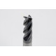 Твердосплавна кінцева фреза діаметром 10 мм, 4-зуба, гібридне покриття AlCrN, гладкий хвостовик 10 мм x 25 мм LOC, радіус 0,5 мм, HTPM