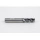 12mm Dia. Carbide End Mill, 4 Flute, Hyb. AlCrN Coated, 12mm Weldon Shank x 30mm LOC, 2mm Radius, HTPM