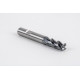 12mm Dia. Carbide End Mill, 4 Flute, Hyb. AlCrN Coated, 12mm Weldon Shank x 30mm LOC, 2mm Radius, HTPM