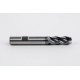 12mm Dia. Carbide End Mill, 4 Flute, Hyb. AlCrN Coated, 12mm Weldon Shank x 30mm LOC, 3mm Radius, HTPM