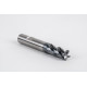 14mm Dia. Carbide End Mill, 4 Flute, Hyb. AlCrN Coated, 14mm Weldon Shank x 30mm LOC, 0.5mm Radius, HTPM