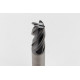 16mm Dia. Carbide End Mill, 4 Flute, Hyb. AlCrN Coated, 16mm Weldon Shank x 32mm LOC, 1mm Radius, HTPM