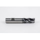 16mm Dia. Carbide End Mill, 4 Flute, Hyb. AlCrN Coated, 16mm Weldon Shank x 32mm LOC, 3mm Radius, HTPM