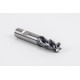 16mm Dia. Carbide End Mill, 4 Flute, Hyb. AlCrN Coated, 16mm Weldon Shank x 32mm LOC, 3mm Radius, HTPM