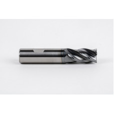Твердосплавна кінцева фреза діаметром 18 мм, 4-зуба, гібридне покриття AlCrN, хвостовик Weldon 18 мм x 32 мм LOC, радіус 0,5 мм, HTPM