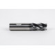 18mm Dia. Carbide End Mill, 4 Flute, Hyb. AlCrN Coated, 18mm Weldon Shank x 32mm LOC, 0.5mm Radius, HTPM