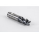 18mm Dia. Carbide End Mill, 4 Flute, Hyb. AlCrN Coated, 18mm Weldon Shank x 32mm LOC, 1mm Radius, HTPM