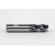 20mm Dia. Carbide End Mill, 4 Flute, Hyb. AlCrN Coated, 20mm Weldon Shank x 40mm LOC, 0.5mm Radius, HTPM