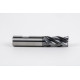 20mm Dia. Carbide End Mill, 4 Flute, Hyb. AlCrN Coated, 20mm Weldon Shank x 40mm LOC, 1mm Radius, HTPM