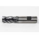 20mm Dia. Carbide End Mill, 4 Flute, Hyb. AlCrN Coated, 20mm Weldon Shank x 40mm LOC, 2mm Radius, HTPM