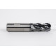 20mm Dia. Carbide End Mill, 4 Flute, Hyb. AlCrN Coated, 20mm Weldon Shank x 40mm LOC, 3mm Radius, HTPM