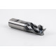 25mm Dia. Carbide End Mill, 4 Flute, Hyb. AlCrN Coated, 25mm Weldon Shank x 40mm LOC, 0.5mm Radius, HTPM
