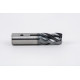25mm Dia. Carbide End Mill, 4 Flute, Hyb. AlCrN Coated, 25mm Weldon Shank x 40mm LOC, 1mm Radius, HTPM