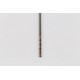 1mm Ø Cobalt Jobber Drill, 135° Point Angle x 30° Helix, 2 Flute, TiN Coated - Pack of 10