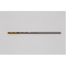 1.1mm Ø Cobalt Jobber Drill, 135° Point Angle x 30° Helix, 2 Flute, TiN Coated - Pack of 10