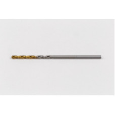 1.4mm Ø Cobalt Jobber Drill, 135° Point Angle x 30° Helix, 2 Flute, TiN Coated - Pack of 10