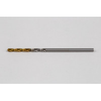 Кобальтовое сверло Ø 1.6 мм, угол при вершине 135°, угол наклона спирали 30°, 2-х перое, с покрытием TiN