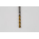 1.9mm Ø Cobalt Jobber Drill, 135° Point Angle x 30° Helix, 2 Flute, TiN Coated - Pack of 10