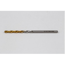 2mm Ø Cobalt Jobber Drill, 135° Point Angle x 30° Helix, 2 Flute, TiN Coated - Pack of 10