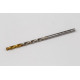 2.2mm Ø Cobalt Jobber Drill, 135° Point Angle x 30° Helix, 2 Flute, TiN Coated - Pack of 10