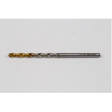 2.3mm Ø Cobalt Jobber Drill, 135° Point Angle x 30° Helix, 2 Flute, TiN Coated - Pack of 10