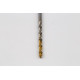 2.3mm Ø Cobalt Jobber Drill, 135° Point Angle x 30° Helix, 2 Flute, TiN Coated - Pack of 10