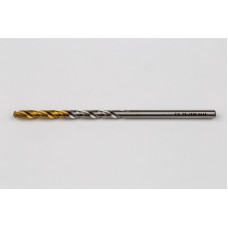 2.4mm Ø Cobalt Jobber Drill, 135° Point Angle x 30° Helix, 2 Flute, TiN Coated - Pack of 10
