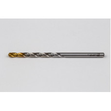 3.1mm Ø Cobalt Jobber Drill, 135° Point Angle x 30° Helix, 2 Flute, TiN Coated - Pack of 10