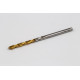 3.2mm Ø Cobalt Jobber Drill, 135° Point Angle x 30° Helix, 2 Flute, TiN Coated - Pack of 10