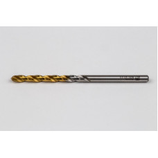 3.3mm Ø Cobalt Jobber Drill, 135° Point Angle x 30° Helix, 2 Flute, TiN Coated - Pack of 10