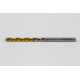 3.3mm Ø Cobalt Jobber Drill, 135° Point Angle x 30° Helix, 2 Flute, TiN Coated - Pack of 10