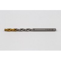 3.5mm Ø Cobalt Jobber Drill, 135° Point Angle x 30° Helix, 2 Flute, TiN Coated - Pack of 10