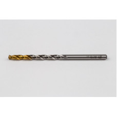 3.5mm Ø Cobalt Jobber Drill, 135° Point Angle x 30° Helix, 2 Flute, TiN Coated - Pack of 10
