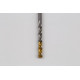3.5mm Ø Cobalt Jobber Drill, 135° Point Angle x 30° Helix, 2 Flute, TiN Coated - Pack of 10