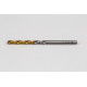 3.6mm Ø Cobalt Jobber Drill, 135° Point Angle x 30° Helix, 2 Flute, TiN Coated - Pack of 10