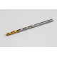 3.8mm Ø Cobalt Jobber Drill, 135° Point Angle x 30° Helix, 2 Flute, TiN Coated - Pack of 10