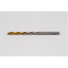 3.9mm Ø Cobalt Jobber Drill, 135° Point Angle x 30° Helix, 2 Flute, TiN Coated - Pack of 10
