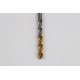 3.9mm Ø Cobalt Jobber Drill, 135° Point Angle x 30° Helix, 2 Flute, TiN Coated - Pack of 10