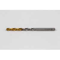4mm Ø Кобальтовое спиральное сверло, Угол при вершине 135° x Угол наклона винтовой канавки 30°, 2 канавки, С покрытием TiN - Pack of 10