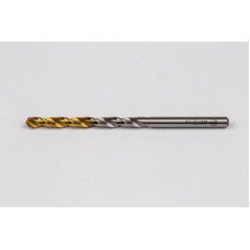 4mm Ø Cobalt Jobber Drill, 135° Point Angle x 30° Helix, 2 Flute, TiN Coated - Pack of 10