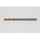 4mm Ø Cobalt Jobber Drill, 135° Point Angle x 30° Helix, 2 Flute, TiN Coated - Pack of 10